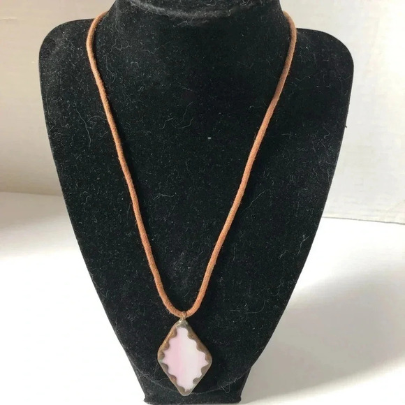 Handmade Stained  Glass Necklace - Picture 2 of 7